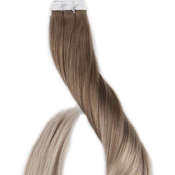 ✨ 3 16” #8 #60 #18 Blonde BALAYAGE HUMAN TAPE INS